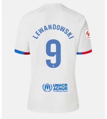 Barcelona Robert Lewandowski #9 Bortedrakt 2023-24 Kortermet